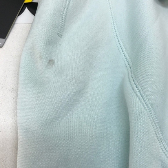 Under Armour Girl's ColdGear Big Logo Blue Hoodie - Picture 3 of 4